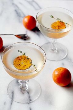 Charred Mandarin Martini