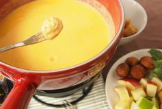 Cheddar and Cider Fondue