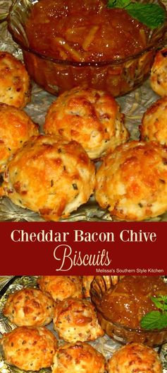 Cheddar, Bacon & Fresh Chive Biscuits