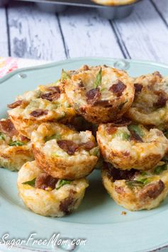 Cheddar Cauliflower Bacon Bites