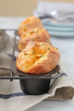 Cheddar Cheese and Chive Popovers