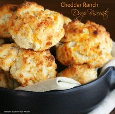 Cheddar Ranch Drop Biscuits