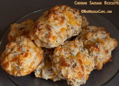 Cheddar Sausage Biscuits