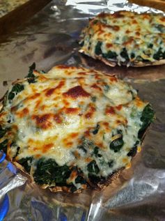 Cheese-&-Spinach-Stuffed Portobellos