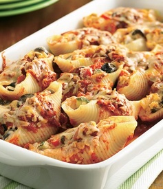 Cheese- and Vegetable-Stuffed Shells