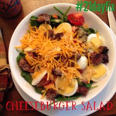 Cheeseburger Salad (21 Day Fix