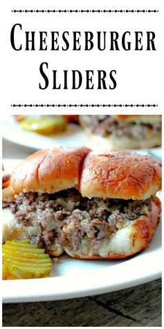 Cheeseburger Sliders