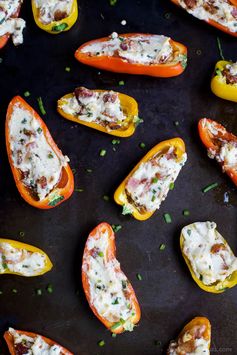 Cheesy Bacon Stuffed Peppers