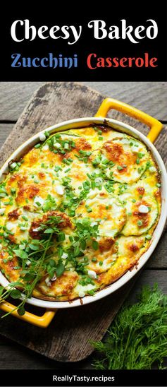 Cheesy Baked Zucchini Casserole