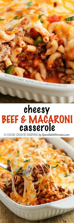 Cheesy Beef & Macaroni Casserole