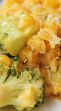 Cheesy Broccoli & Corn Casserole