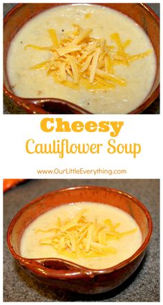 Cheesy Cauliflower Soup