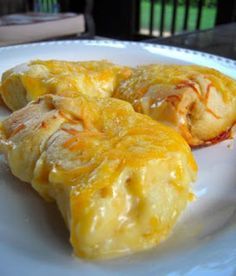 Cheesy chicken crescent roll