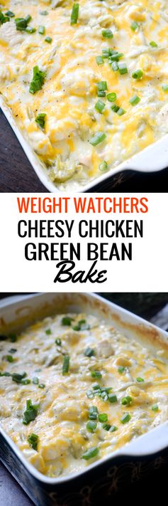 Cheesy Chicken Green Bean Bake