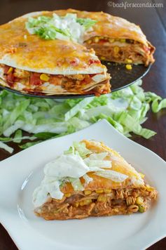 Cheesy Chicken Taco Stack