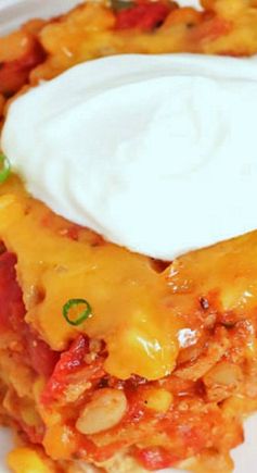 Cheesy Chili Tortilla Bake