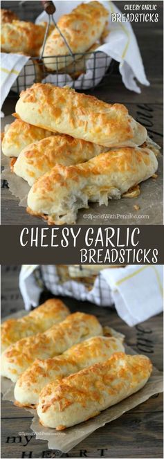 Cheesy Garlic Breadsticks