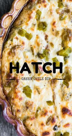 Cheesy Hatch Green Chile Dip