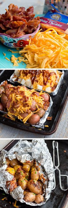 Cheesy Loaded Potato Bundles