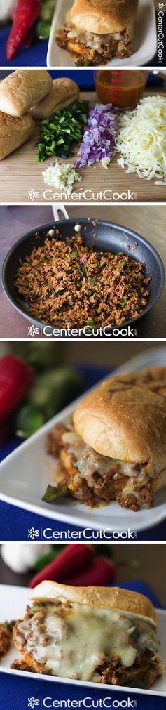 Cheesy Mexican Sloppy Joes