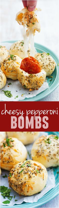 Cheesy Pepperoni Bombs