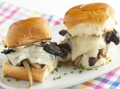 Cheesy Portabella Sliders