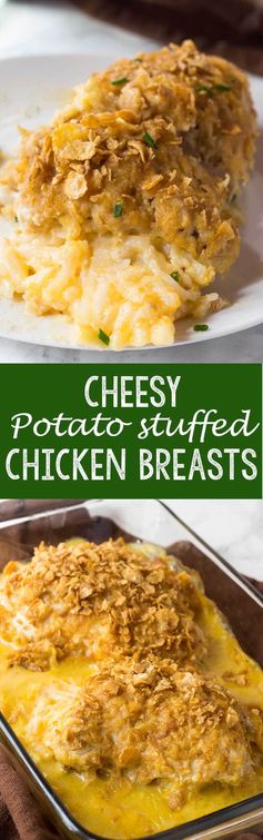 Cheesy Potato Stuffed Chicken Breasts
