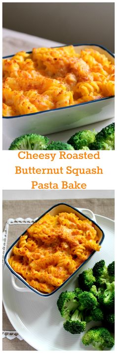 Cheesy Roasted Butternut Squash Pasta Bake