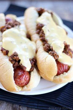 Cheesy Sloppy Dogs