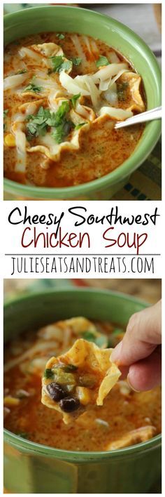 Cheesy Southwest Chicken Soup