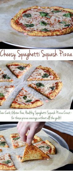 Cheesy Spaghetti Squash Pizza