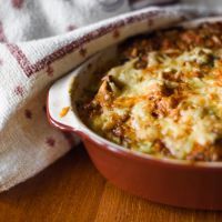 Cheesy Steak And Potato Casserole