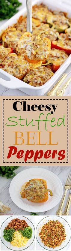 Cheesy Stuffed Bell Peppers