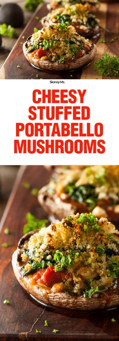 Cheesy Stuffed Portobello Mushrooms