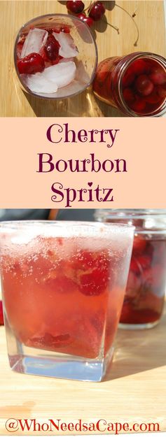 Cherry Bourbon Spritz