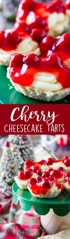 Cherry Cheesecake Butter Tarts