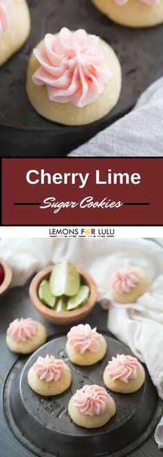 Cherry Lime Cookies