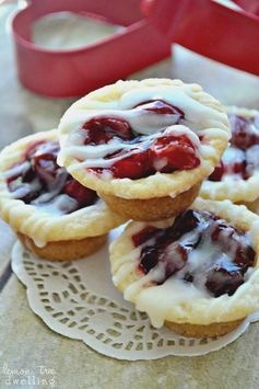 Cherry Pie Cookie Cups