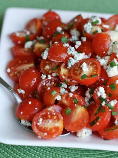 Cherry Tomato and Blue Cheese Salad