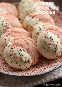 Cherry White Chocolate Cookies