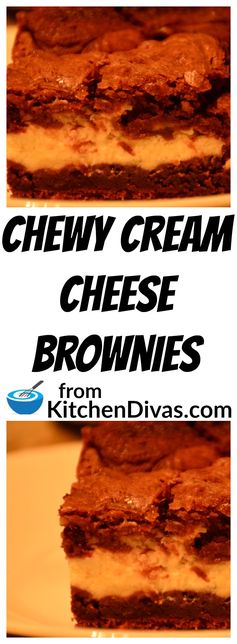 Chewy Cream Cheese Brownies