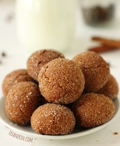 Chewy Paleo Ginger Cookies (grain-free, gluten-free, dairy-free