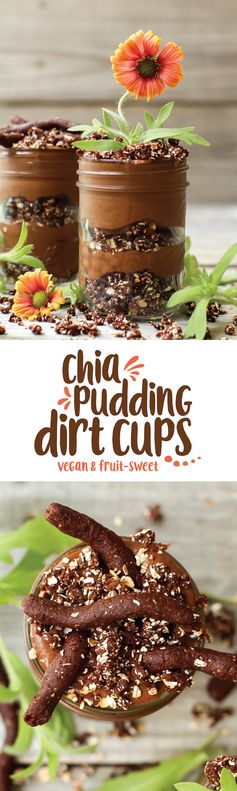 Chia Pudding Dirt Cups