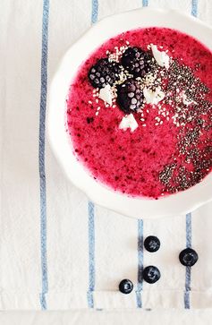 Chia Seed Berry Coconut Smoothie Bowl