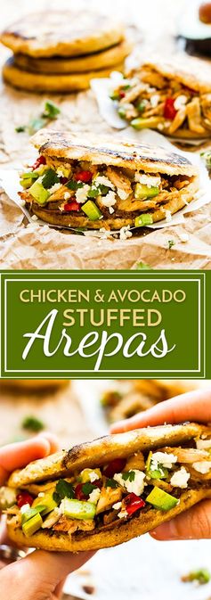 Chicken & Avocado Stuffed Arepas