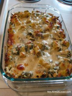 Chicken & Spinach Pasta Bake