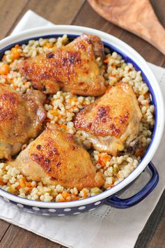 Chicken and Baked Barley