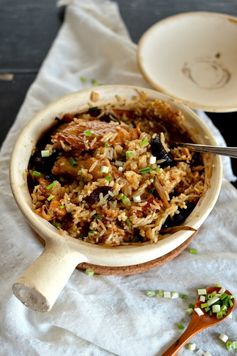 Chicken and Mushroom Clay Pot Rice