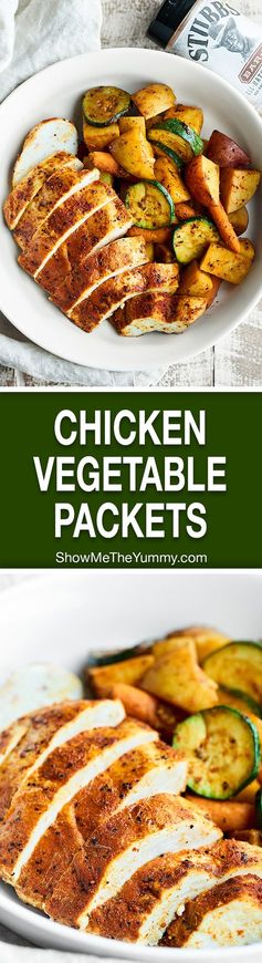 Chicken and Vegetable Foil Packets