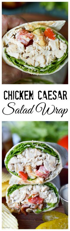 Chicken Caesar Salad Wrap